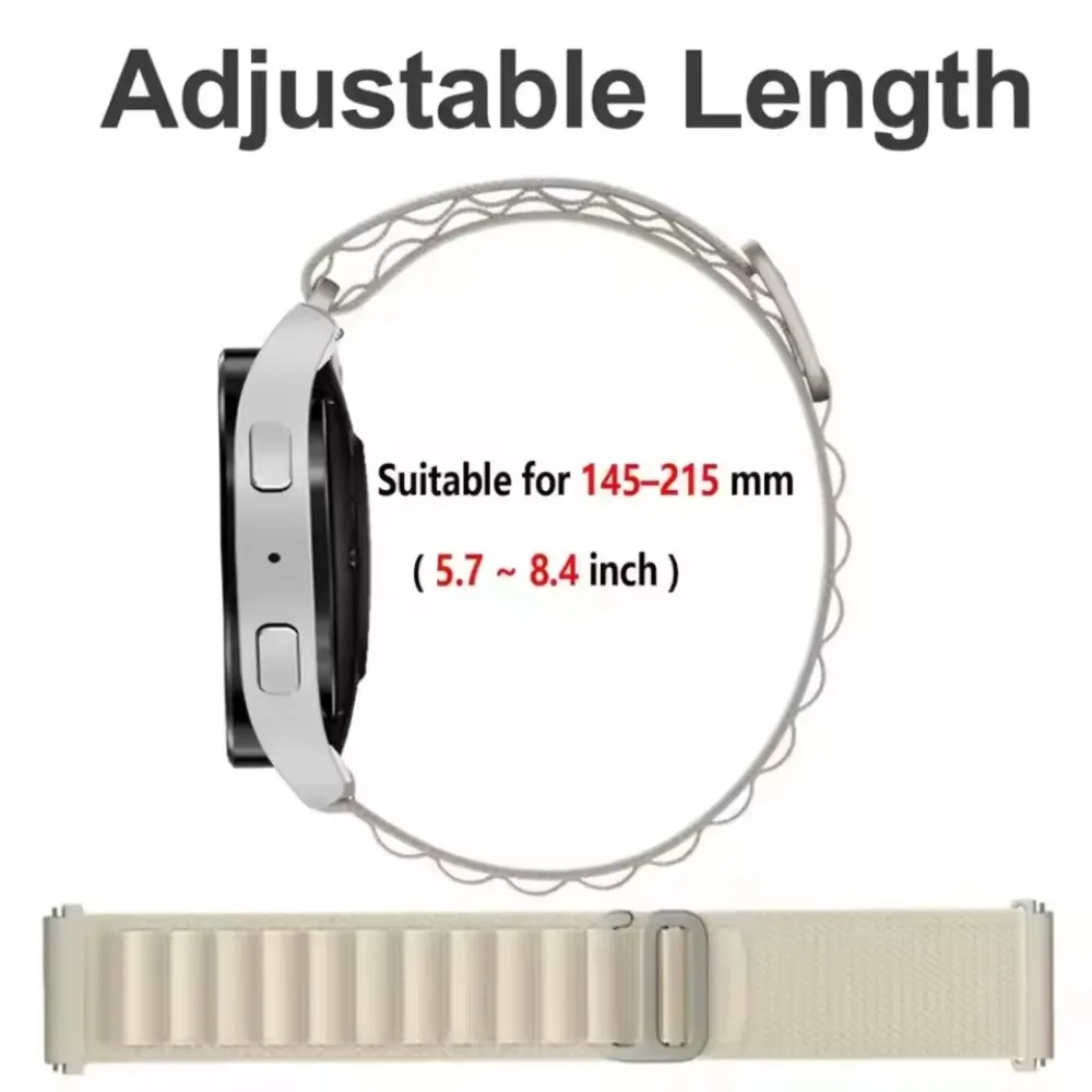 Alpine Nylon Comfortable Watchband - 20mm/22mm, Replaceable