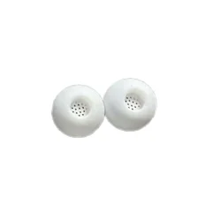 Premium Silicone Ear Tips for True Wireless In - Ear Headphones (White 2 pairs)