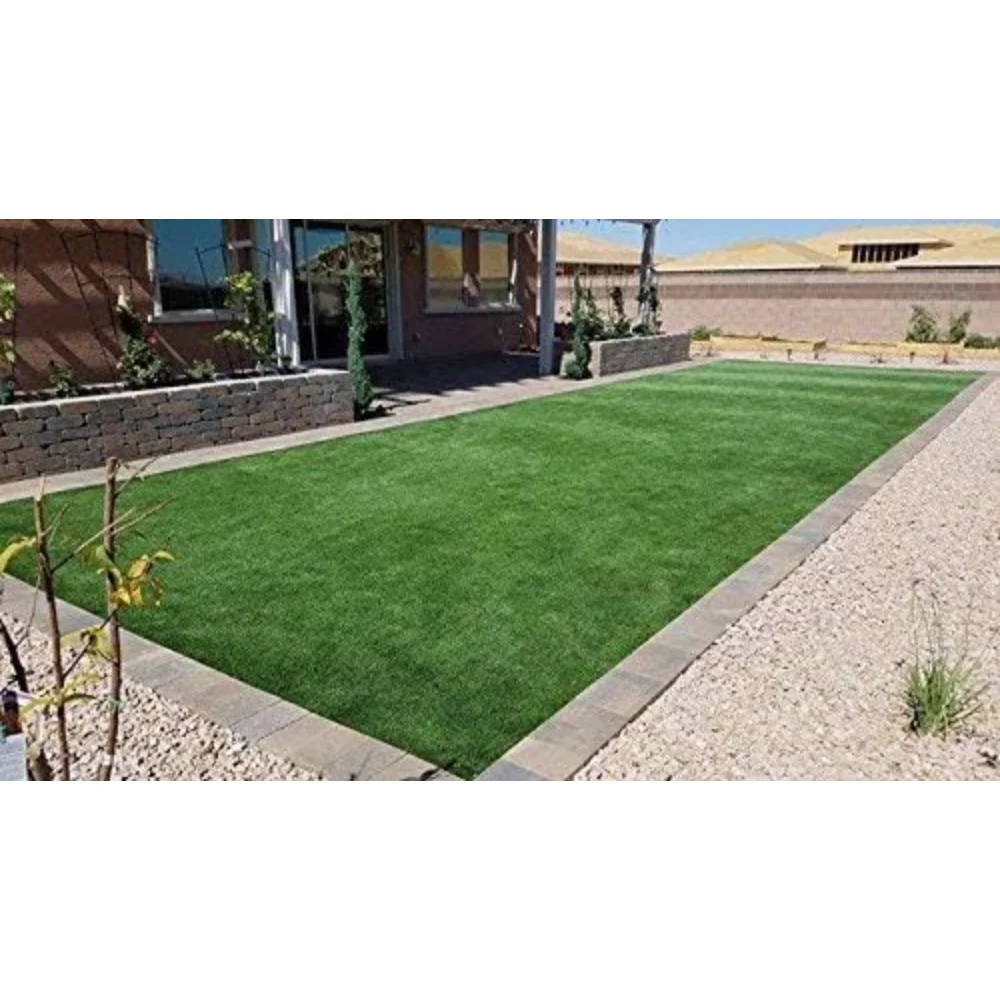 Artificial Grass Lawn3'x50'【 Customize 】 Synthetic Turf Grass Rug Height 0.4" Green Fake Grass, Artificials Lawns
