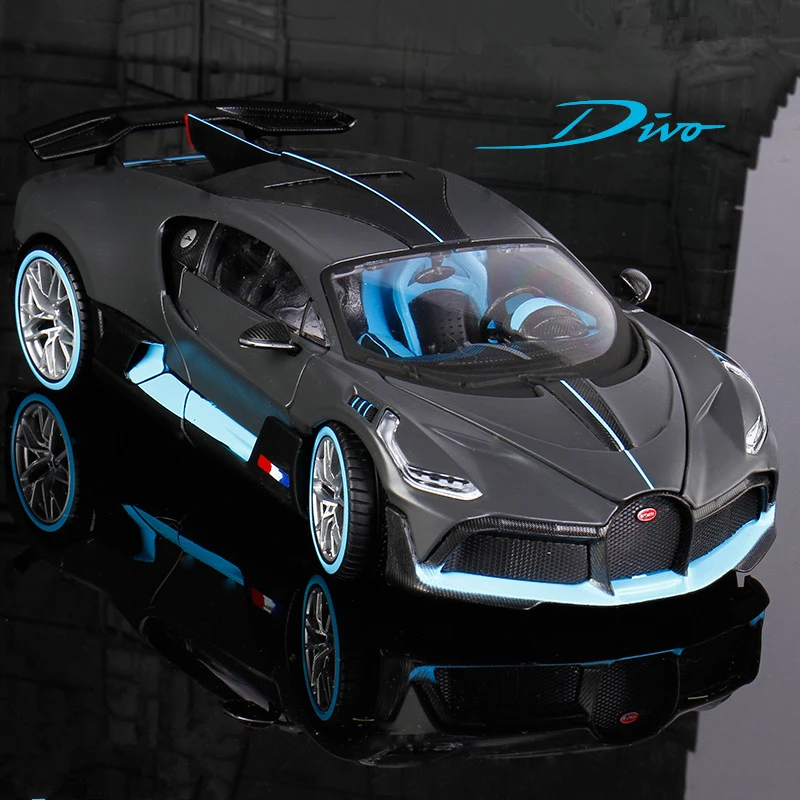 

1:24 Bugatti DIVO Veyron Alloy Sports Car Model Diecasts & Toy Vehicles Metal Car Model Sound and Light Collection Kids Toy Gift