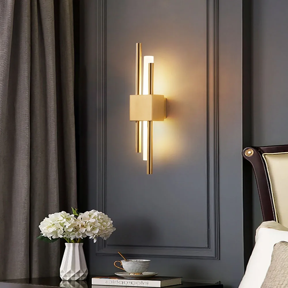 Modern luxury LED wall lights for living room, bedroom, staircase, background wall decoration, bedside study