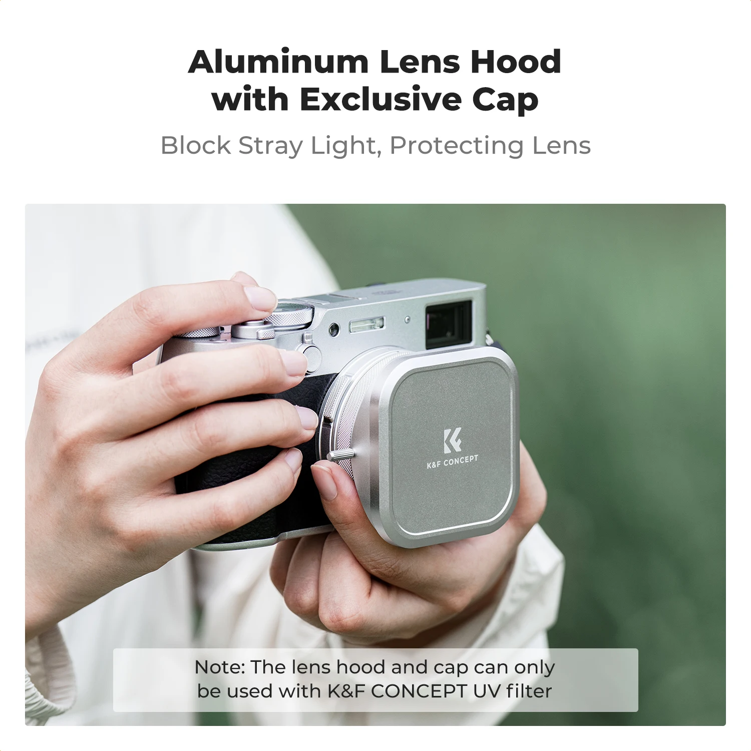 Fujifilm X100v K&F Concept MC UV (marco Negro), Filtro De