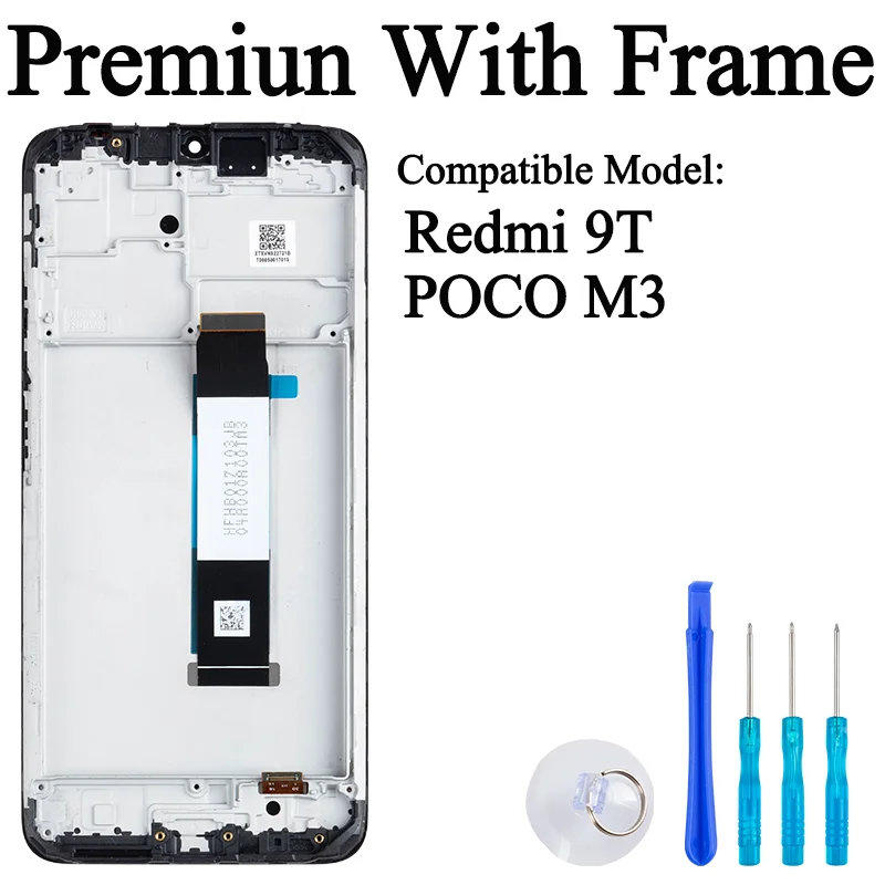 Ecran Complet D'origine Xiaomi Poco M3, Redmi 9T (Service Pack