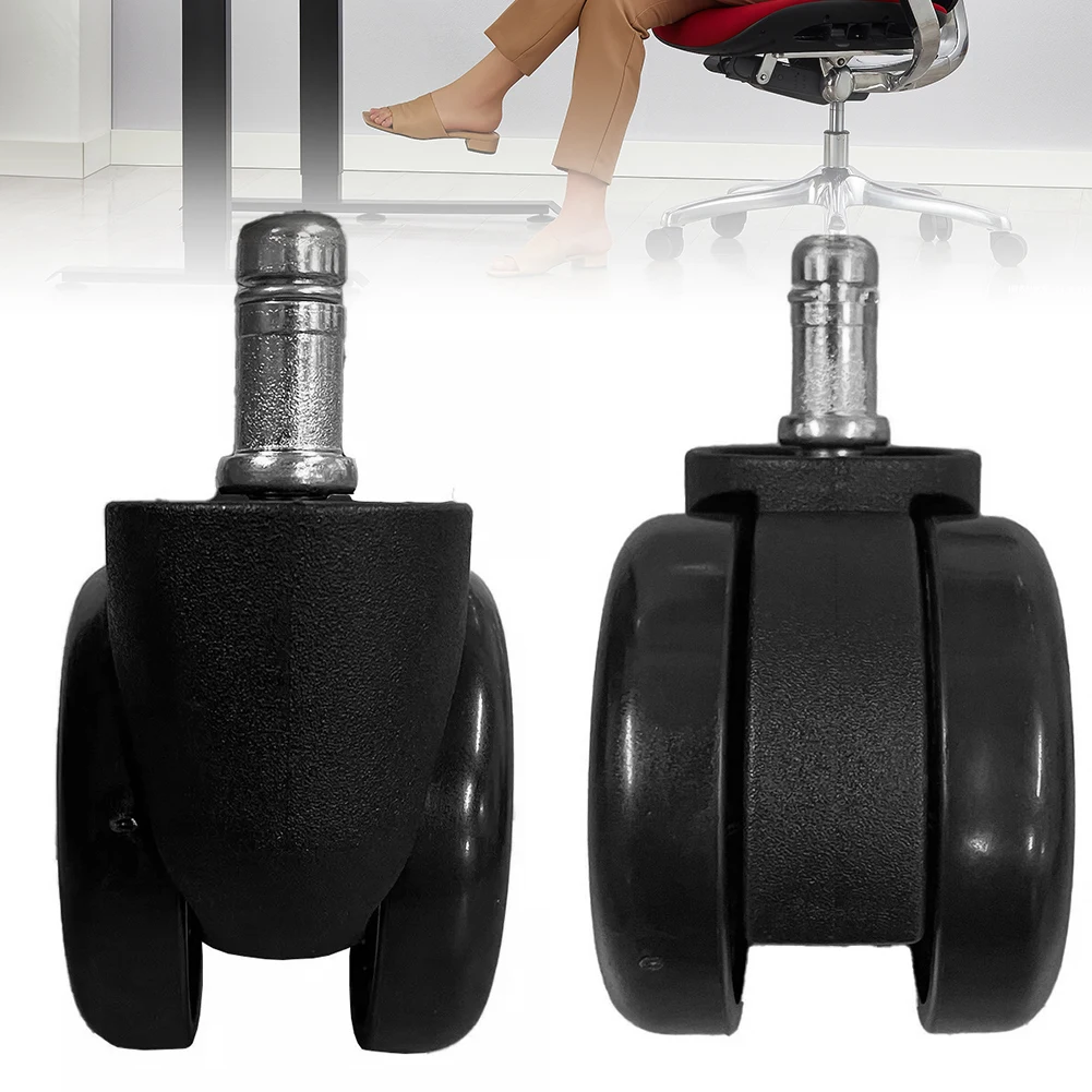 5PCS Universal Rolling Casters Wear Resist Small Rolling Caster Set Mute Swivel Caster Replacemen Furniture Wheels Roller