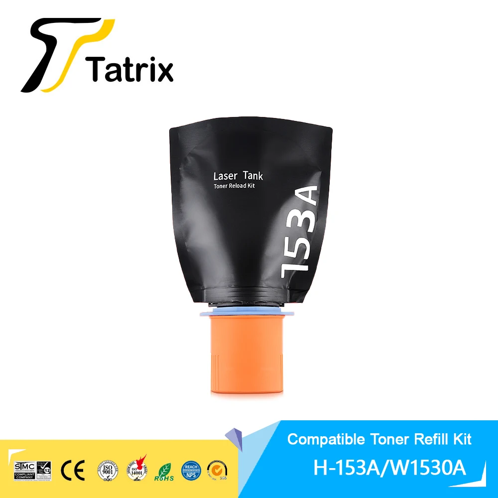 Ink Cartridge Toner Cartridge Replacement Tatrix W1530X W1530A toner 153A 153X T Premium Compatible Toner Reload for HP LaserJet Tank 1504/2504 MFP 1604W 2604SDW Printer