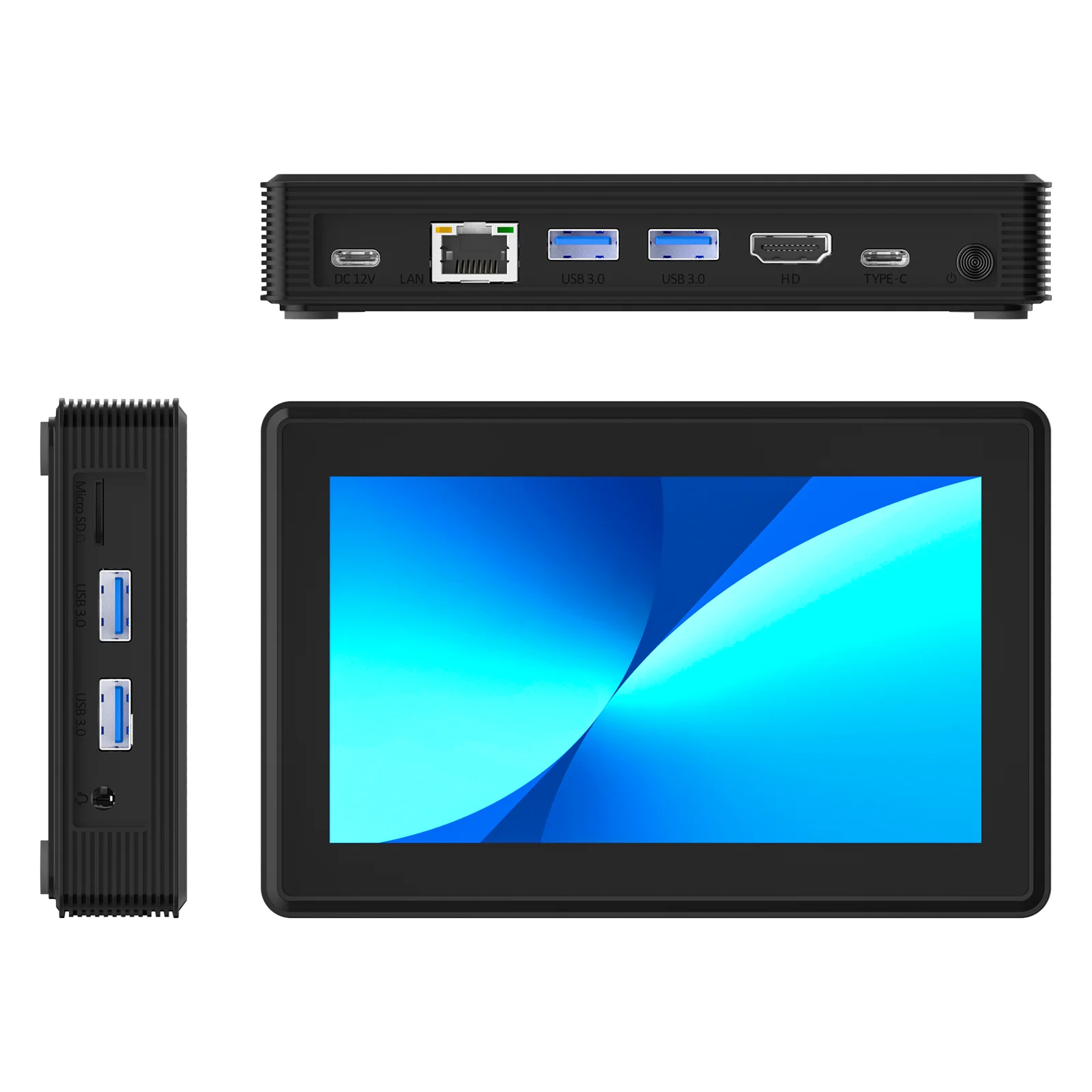 Higole 2 태블릿 패드, 산업용 윈도우 11 태블릿 미니 PC, 5.5 인치 터치 스크린 디스플레이, 미니 컴퓨터, 인텔 N5095, 16GB + 256GB + WIFI