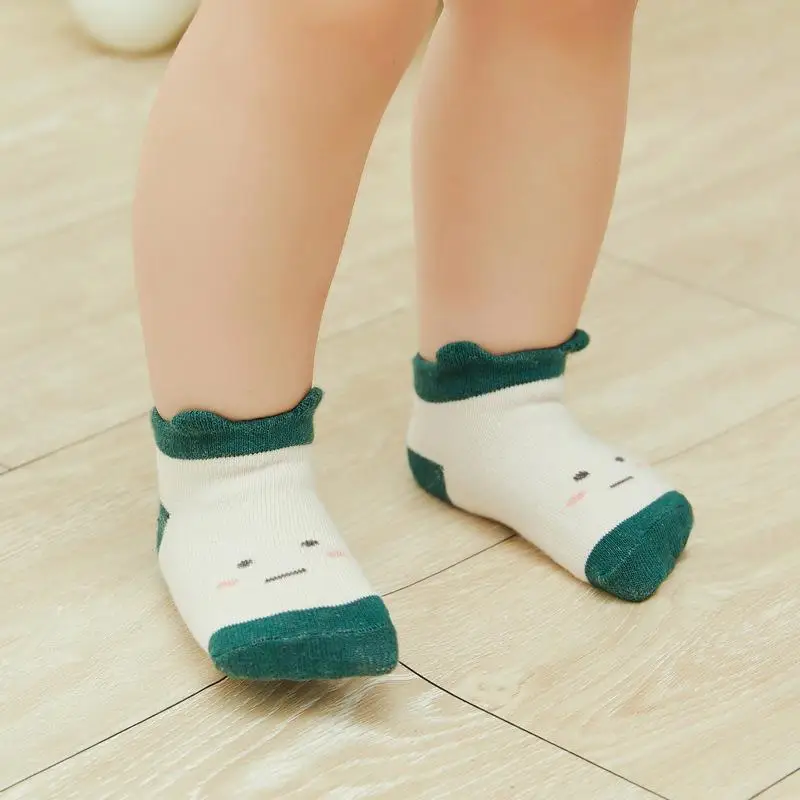 Baby Socks Floor Non-slip Cotton Low-cut Socks  Cartoon Socks Baby Girls Boys Soft  Cute Boots