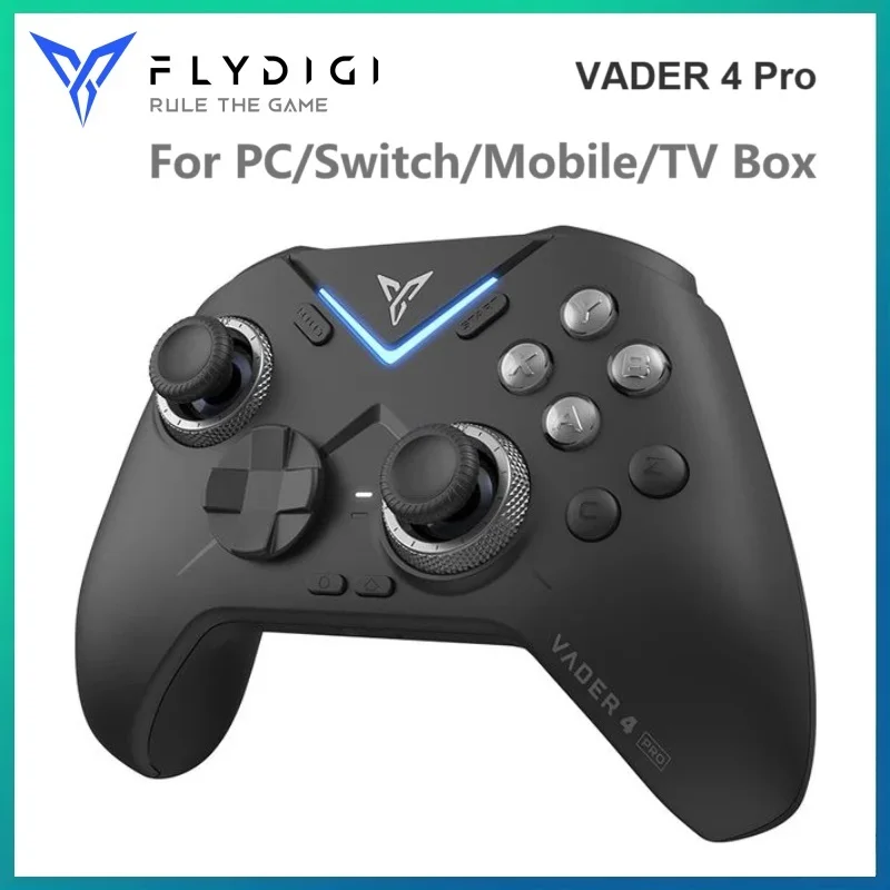 Controlador de jogos Flydigi Vader 4 Pro, suporte Tirgger comutível com força, para PC/NS/Mobile/TV Box, PC Gamer PS Cloud Game Gamepad