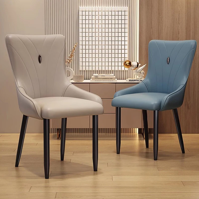 

Kitchen Modern Dining Chairs Luxury Nordic Free Shipping Comfort Dining Chairs Cushion Ergonomic Sillas De Comedor Furniture