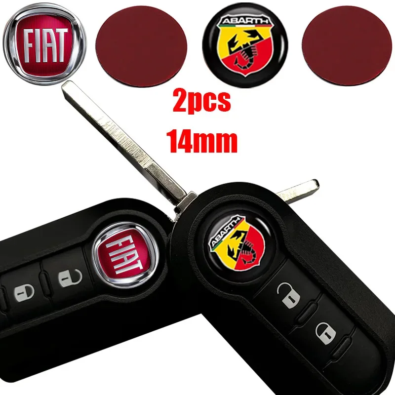 Nordecco - Custodia per chiavi Fiat 500, 500C, 500L, Abarth, Grande Punto, Brava, Fiat Panda, Stilo, Linea, con 3 pulsanti (giallo - nero