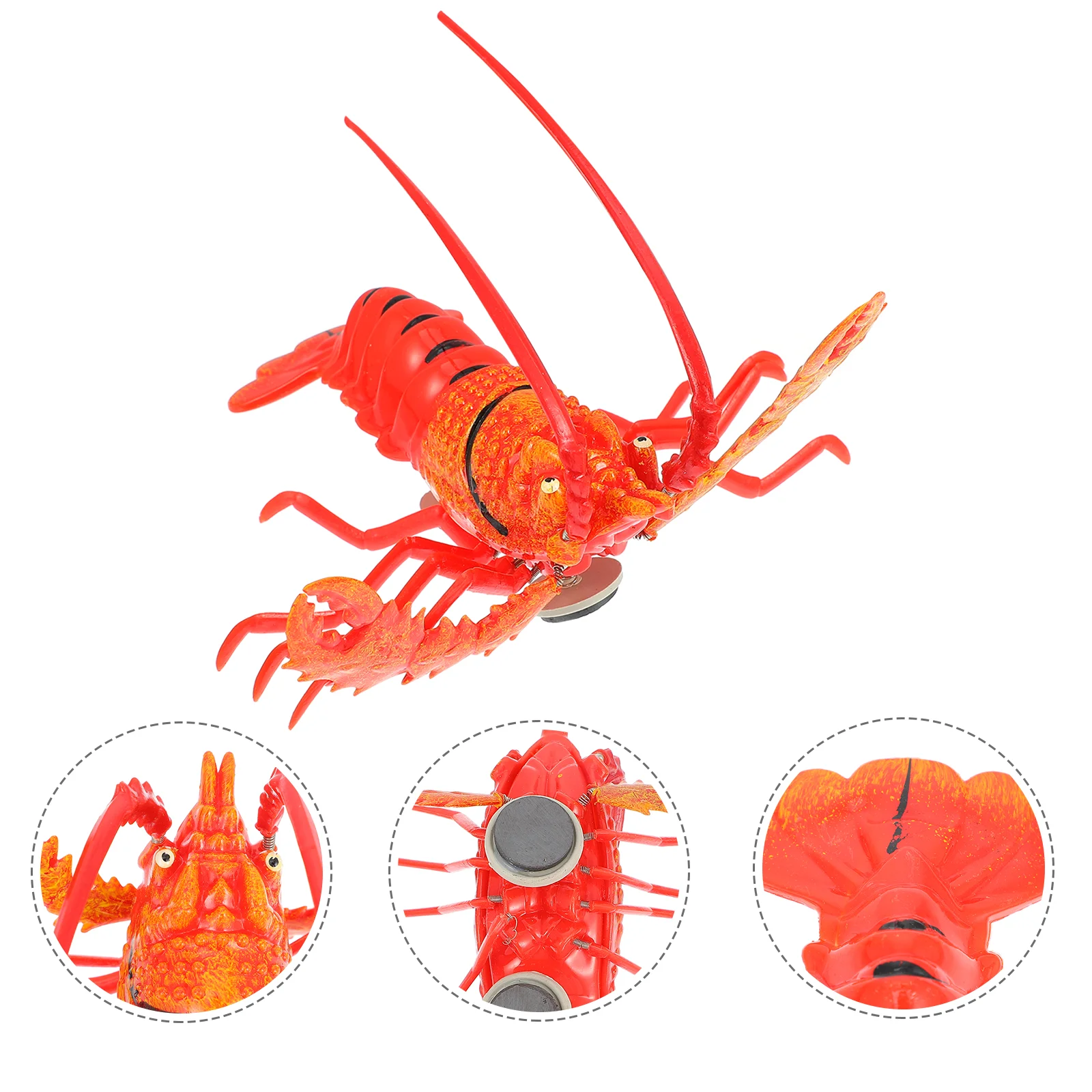 

Lobster Fridge Magnets Lovely Accessories Refrigerator Red Adornment Plastic Gift Decor Travel