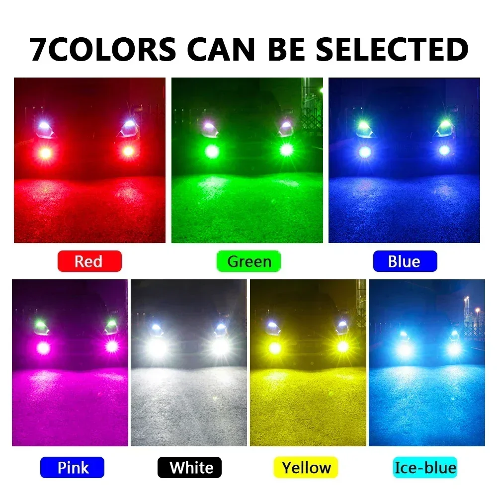 H11 H8 H4 H7 9005 9006 LED Fog Light Bulbs Extremely Bright Car DRL Driving Fog Lights 5730 33SMD 12V White/Amber/Red/Blue/Pink led light led bulb led fog light fog and headlight bulbs