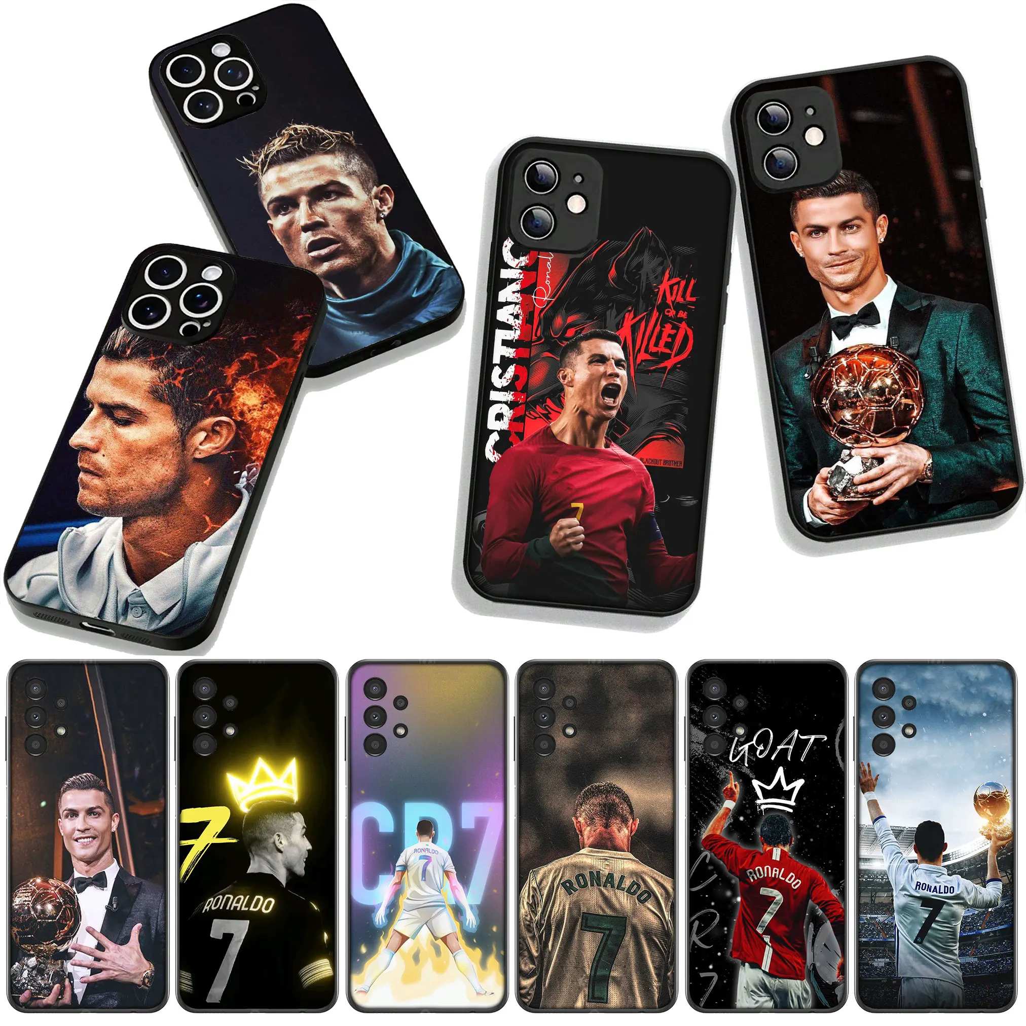 Portugal Football No. 7 CR7 Soccer Phone Case