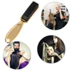 Wood Handle Hair Brush Comb Hard  Anti-static Hairdressing Styling Beard Comb Anti-static Scalp Massage Brush Hair Styling Tool 5