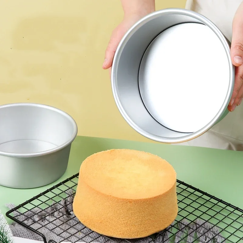 

Heighten 4/5/6/7/8 Inch Cake Mold Removable Bottom Aluminum Alloy Cake Pattern Bakeware Accessories Baking Tray Round Mould Pan