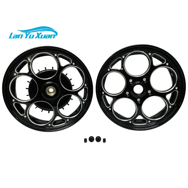 Vespa 150/300 Lotus five-hole aluminum alloy modified wheels Color and LOGO can be customized welly 1 18 motorcycle models 2014 vespa 946 alloy model motorcycle model motor bike miniature race toy for gift collection