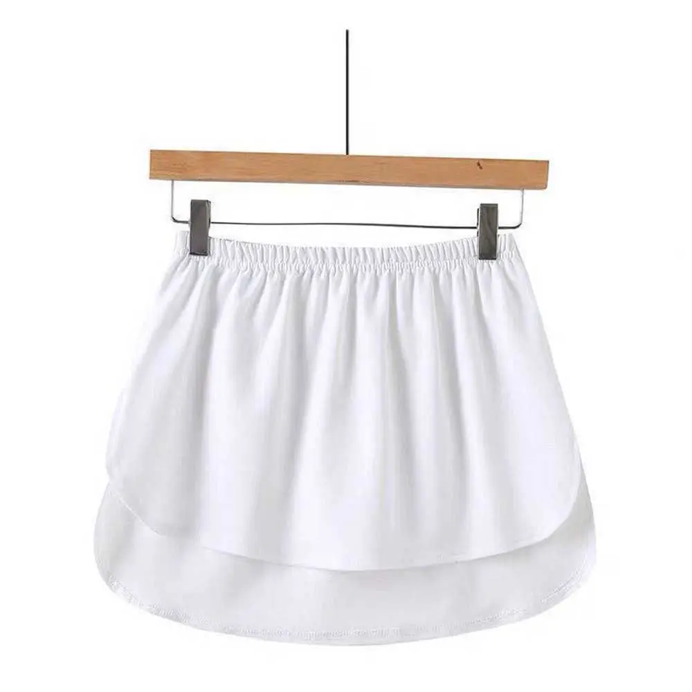 4 Pcs Shirt Extender For Women Adjustable Layering Fake Top Lower Sweep  Shirt Half Length Mini Skirt (multicolor, Xl) Tz