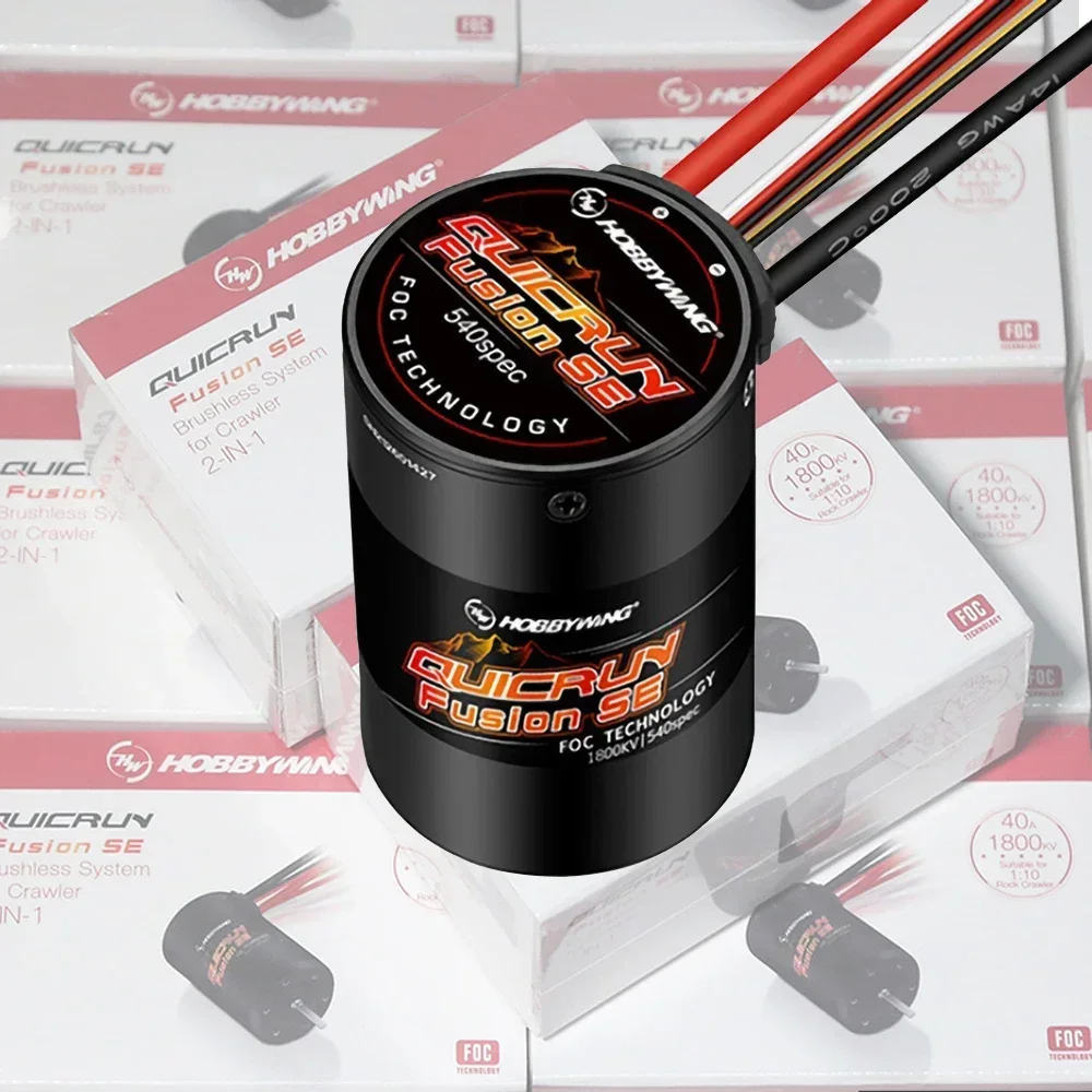 ホビーラジコン HOBBYWING QUICRUN Fusion SE 40A 1800KV QUICRUN Fusion SE (2in1 FOC system) - HOBBYWING North America