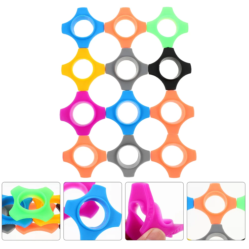 

20 Pcs Microphone Skid Ring Rolling Windshield Anti-rolling Wireless Silicone Silica Gel Protection