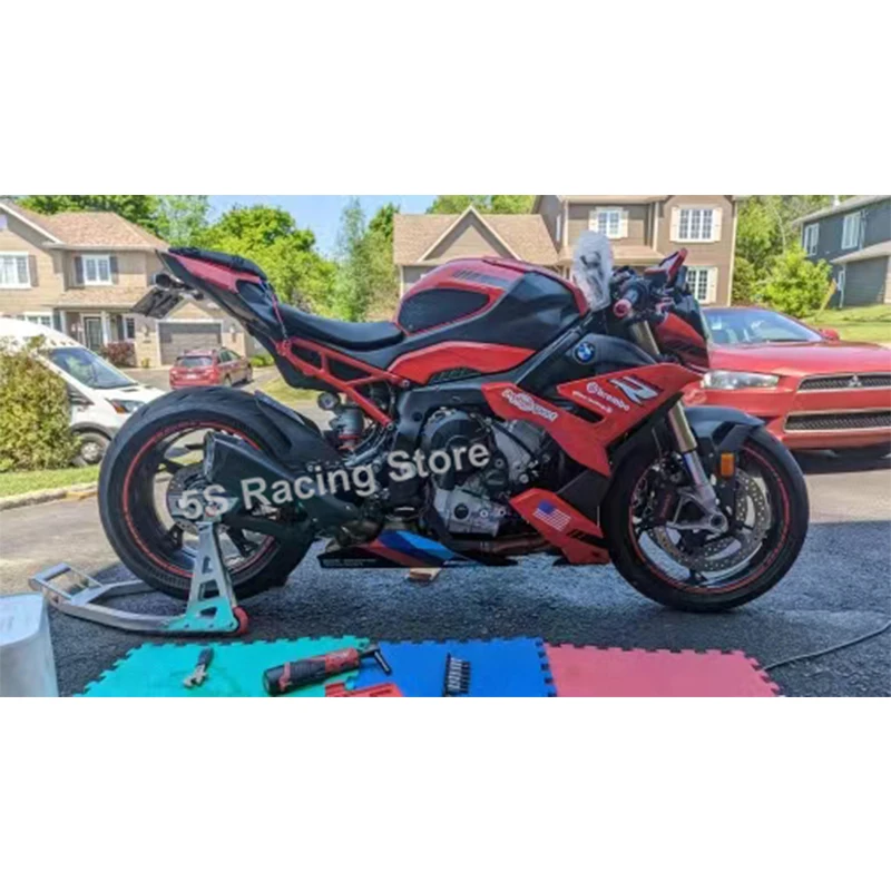 For BMW S1000RR S1000R 2010 - 2016 60mm Motorcycle Exhaust Escape Motorcross Carbon Fiber Muffler DB Killer Modified Link Pipe - Image 2