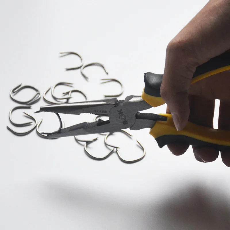 50pcs Car Leather Seat Calipers with Large Slotted Nose Pliers Car Tools Pliers Removal Seat Install Accessories