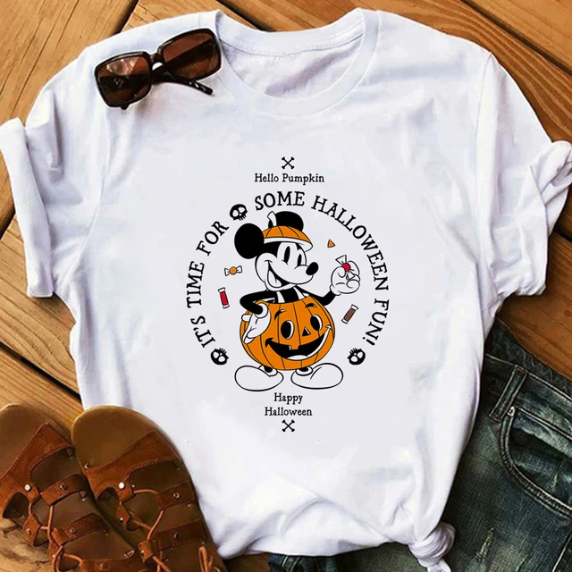  Women's Halloween Costume Pumpkin Skeleton T-Shirt Funny Long  Sleeve Pullover Tops for Ladies : Clothing, Shoes & Jewelry