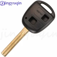 Jingyuqin 2/3 ปุ่มเปลี่ยนรีโมทกุญแจรถกรณีเชลล์ Fob สําหรับ Toyota Lexus GS LX ES 250 300 Toy48 TOY40 ใบมีด 4