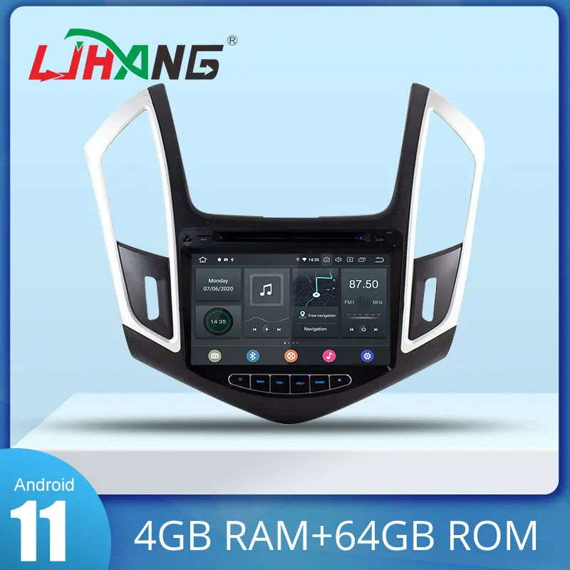 

LJHANG 8" Android 12 Car DVD multimedia Player For CHEVROLET CRUZE 2013 2014 2015 2 Din Car Radio GPS Navigation Stereo DVD Auto