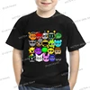 Sprunki T-shirt For Boys Girls Fashion Kids Tees Cute Game Figure Tshirt Summer Short Sleeve Anime Tops Sprunki T Shirt Gifts 1