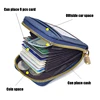 RFID Credit Card Holder Unisex Wallet Bank PU Leather Waterproof Small Wallets with Money Clip Designer Cardholder 2