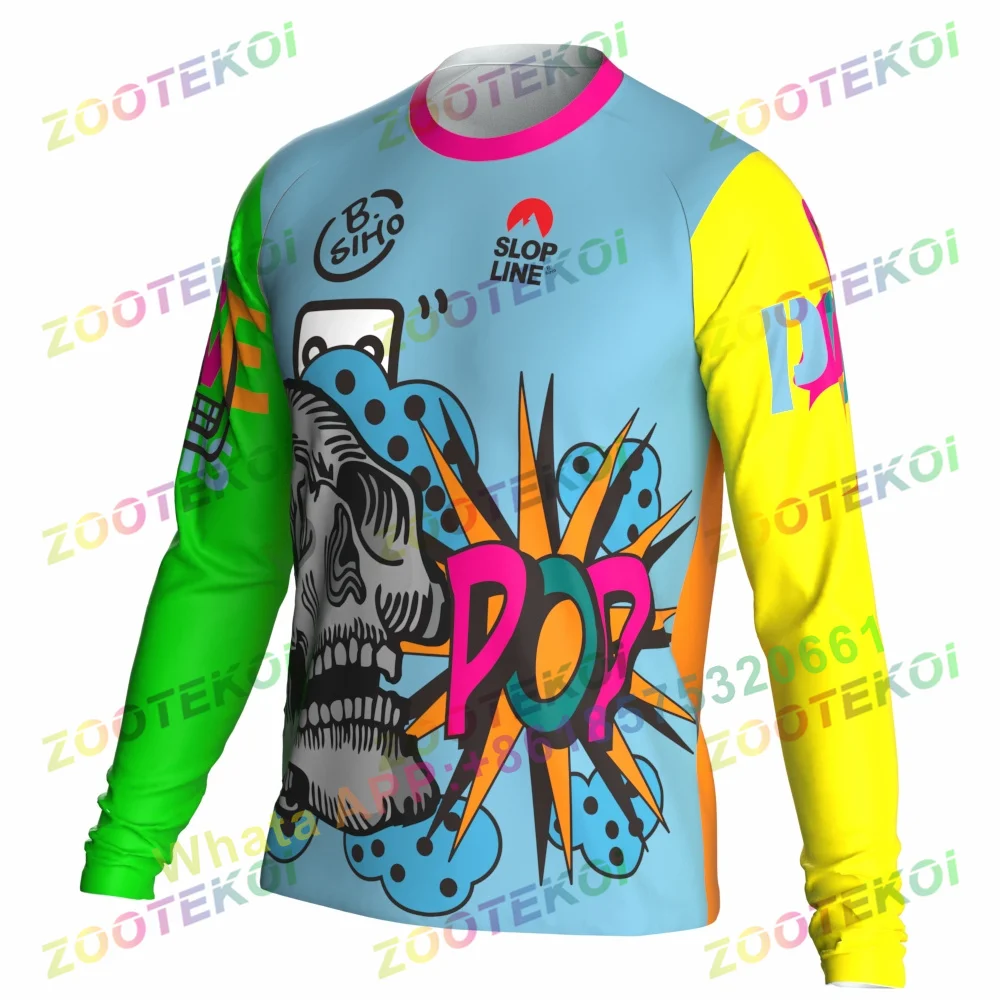 Camisetas de motocross de secado rápido para niños Slopline B.simo 2023, camisetas de descenso de montaña DH, ropa de ciclismo y motociclismo MX, camisetas de MTB para niños