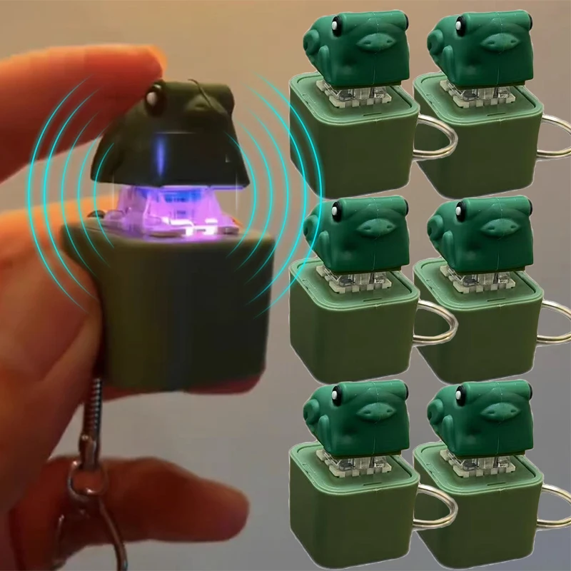 Llavero Antiestrés Con Teclado De 4 Botones Y Luz, Set De 2 Para Aliviar Ansiedad Y Regalar