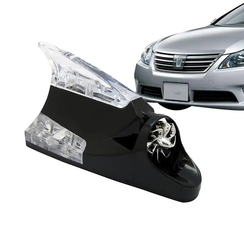 

Car Shark Fin Warning Light Wind Power LED Flashing Lamp Shark Fin Shaped LED Warning Light For Motorcycles Cars Trucks And