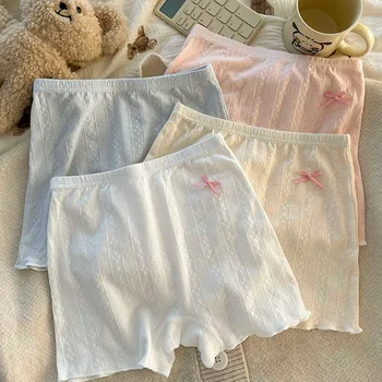 Pantaloni di sicurezza in cotone per ragazze, cavallo antibatterico, per bambini medi e grandi, studenti, pantaloncini estivi antiriflesso per ragazze 1
