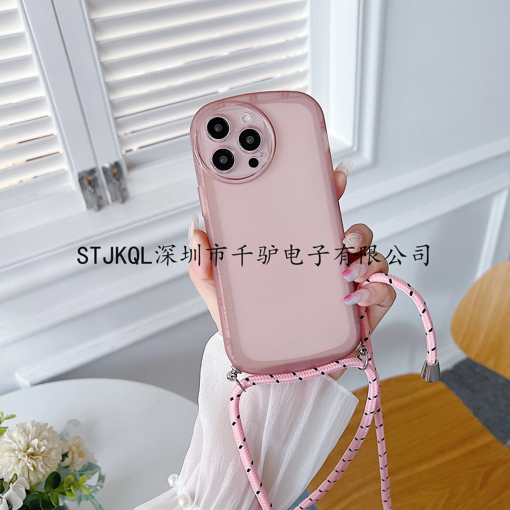Transparent Crossbody Necklace Lanyard TPU Soft Case Cover