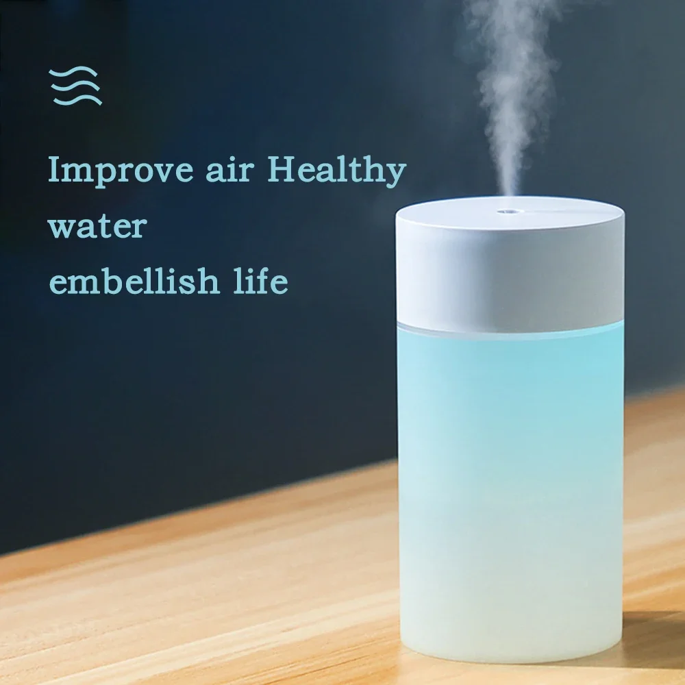 Air Humidifier 260ML Ultrasonic Mini Aromatherapys LED Lamps for Home Car Atomizing Diffuser Sprayer USB Essential Oil