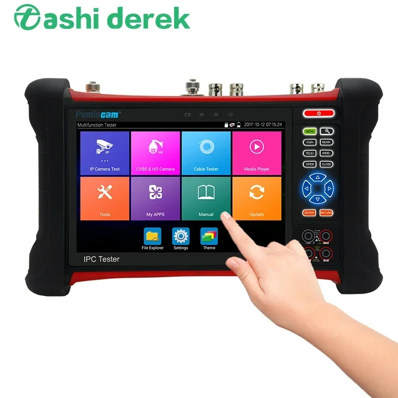 

7-дюймовый 4K CCTV тестер все в одном, цифровой мультиметр AHD TVI CVI