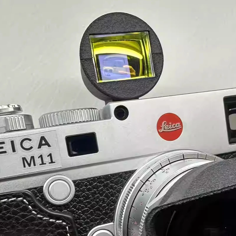 Visor Óptico do Eixo Lateral com Ampliação da Linha Frame Visor Externo da Câmera 08 Substituição Transparente 50 mm