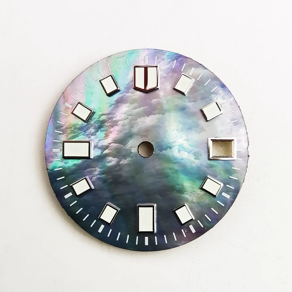 

Sports watch accessories men's mechanical movement watch dial replacement product sterile green luminous dial