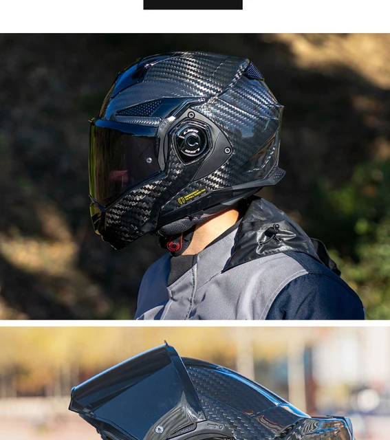 新入荷 カーボンファイバー LS2 ダブルレンズ ヘルメット396 黒白 XL カーボンファイバー LS2 ダブルレンズ ヘルメット 396 艶あり\u0026