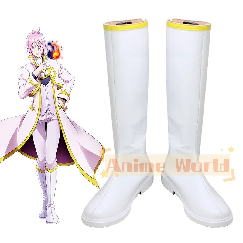 

Welcome to Demon School! Iruma-kun Mairimashita! Iruma-kun Alice Asmodeus White Shoes Cosplay Boots