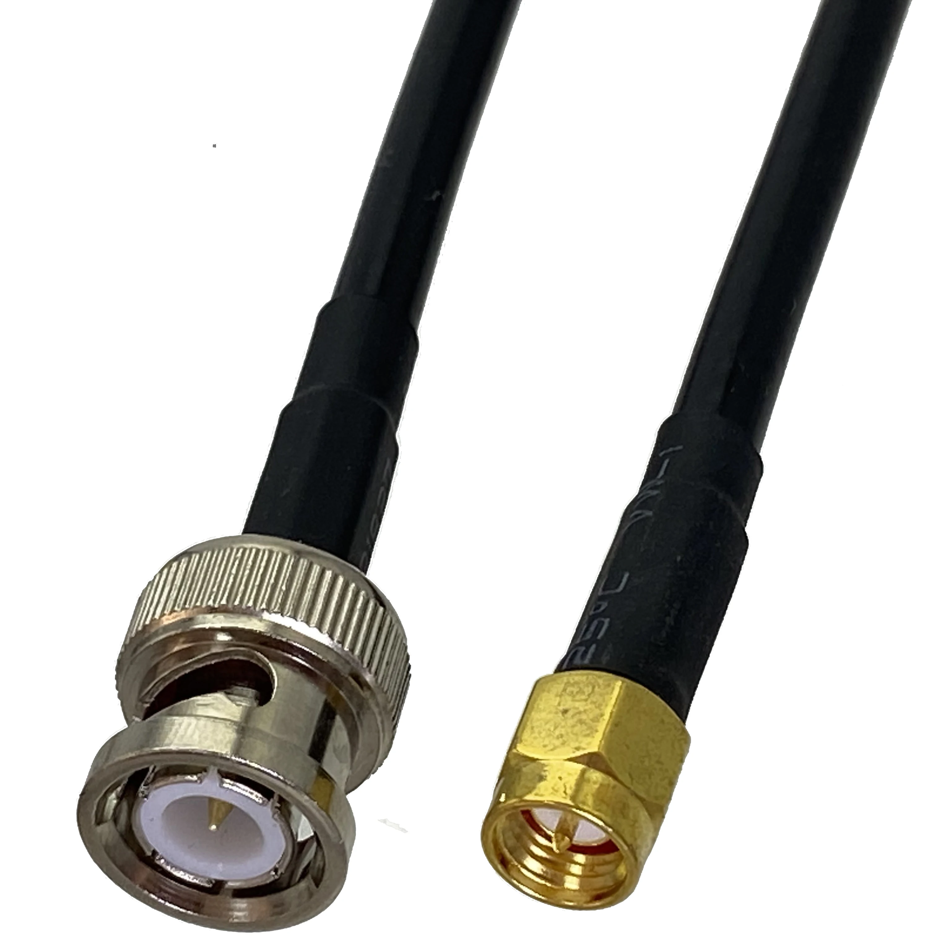 RG58 BNC Male Plug to SMA Male Plug RF Coaxial Connector 1
