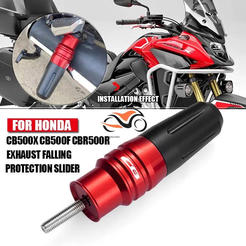 

Motorcycle CNC Frame Crash Pads Exhaust Sliders Crash Protector For Honda CB500X CB 500X CB 500F CB300R CB250R CB190R CB190X