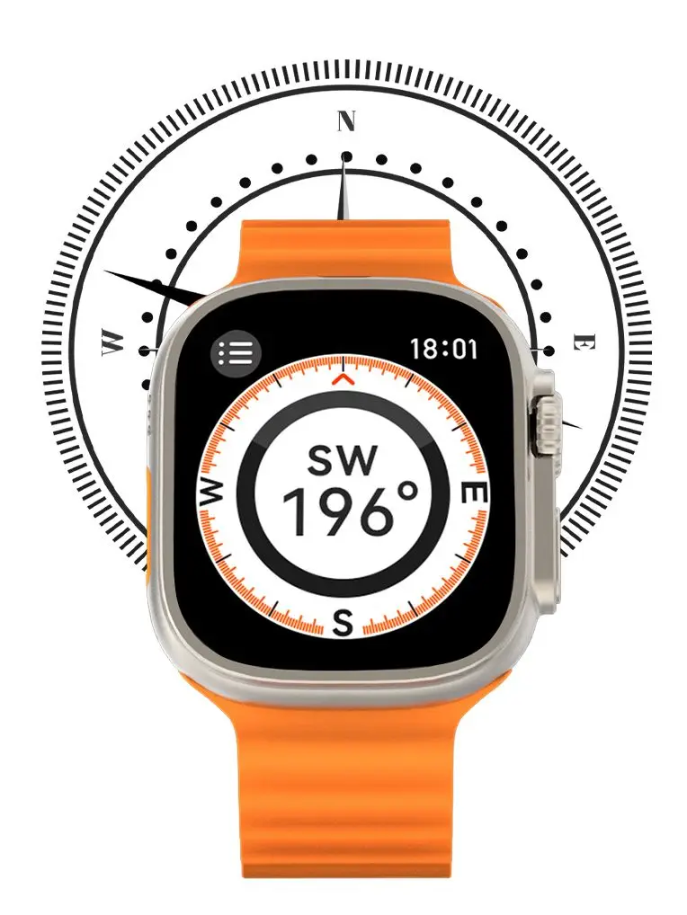 2023 VWAR IWO Ʈ 4 Smartwatch 49mm 2.2 ġ HD ȭ ħ NFC   Ʈ ġ IOS