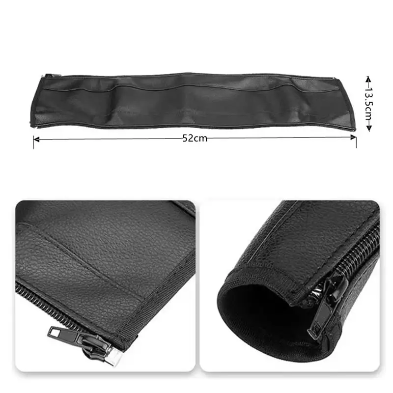 Baby stroller Handle PU Leather Pushchair Armrest Case Protective Cover For Pram Stroller Universal  Anti Slip Cover Pad Soft Co