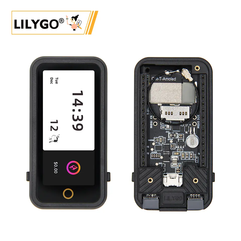 LILYGO® T-Display AMOLED PLUS ESP32-S3 Development Board 1.91" AMOLED Screen Wi-Fi Bluetooth 5 Module Support IoT Projects image 1