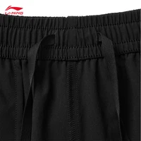 LI-NING Fitness série hommes évacuation de l'humidité séchage rapide Shorts de sport à sec ULTRA bas confortable AKSV111 6