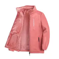 Autumn Winter Polar Fleece Warm Coat Women Sweatshirt Outdoor Sports Casual Zipper Cardigan Jacket Top Slim Teenagers Couple - Image 2