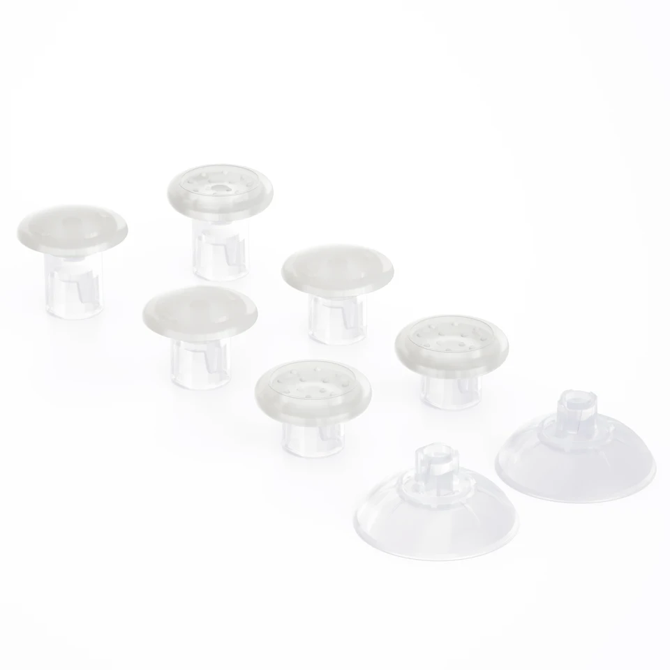 Adjustable Transparent Thumbsticks for PS4 PS5 Controllers