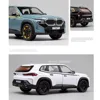 1:24 Alloy BMW XM Toys Cars Diecast Models Sound Light 6 Doors Opend Miniature Car Pull Back Vehicles for Boy's Birthday Gifts 6